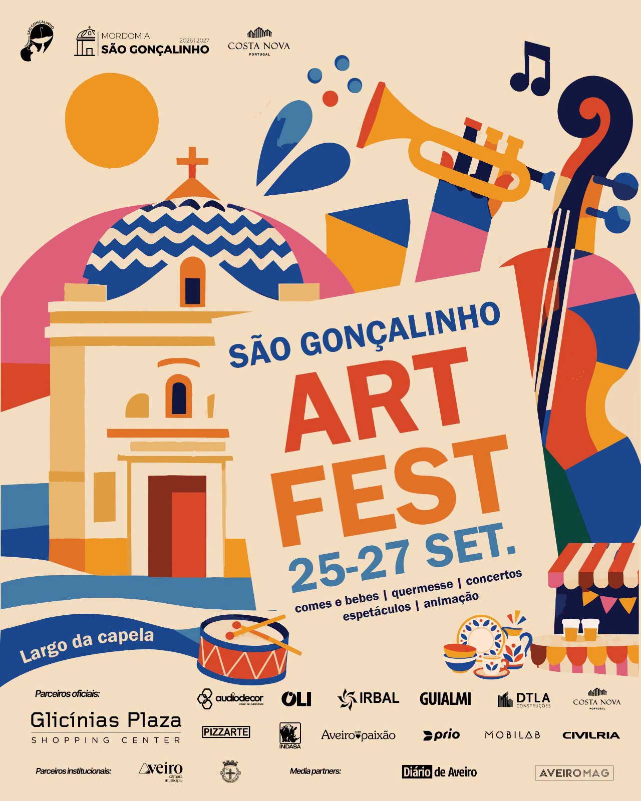 COSTA NOVA apoia o S. Gonçalinho Art Fest 2026